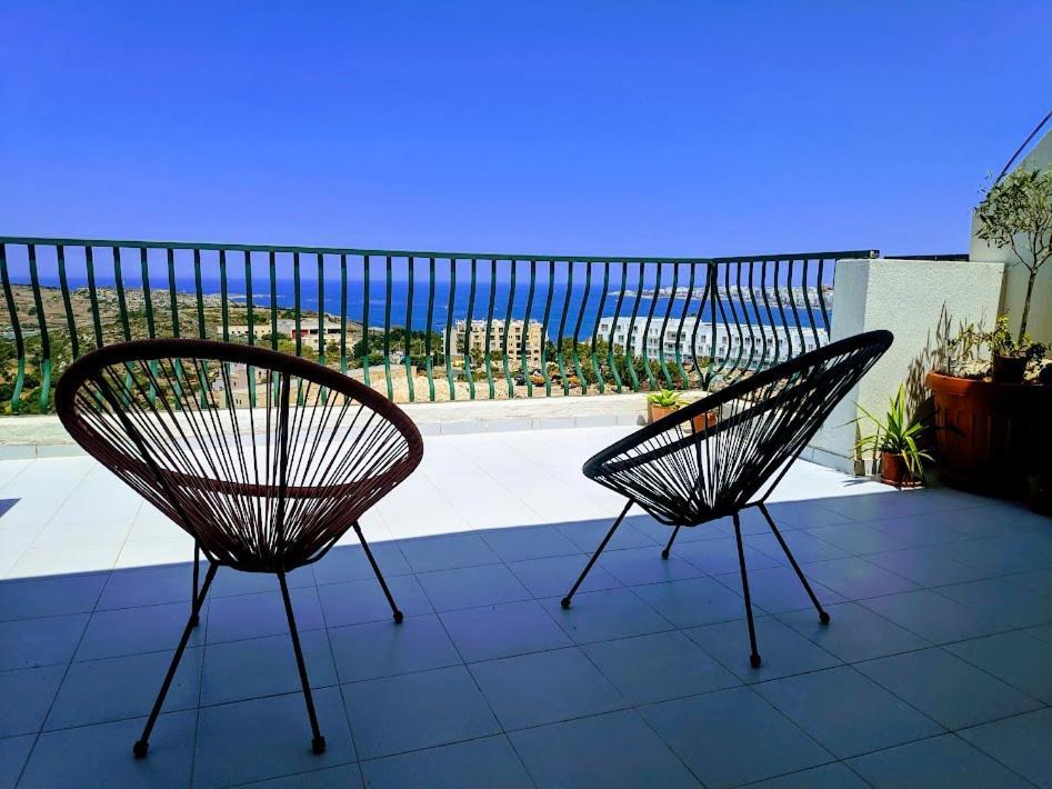 Gaia Penthouse Sea And Country Views Home St. Paul's Bay Ngoại thất bức ảnh